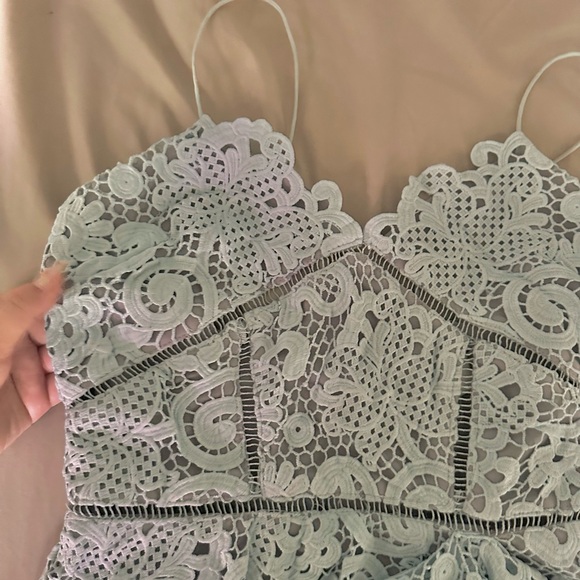 Self-Portrait Blue Mini Azaelea Dress - Picture 3 of 5